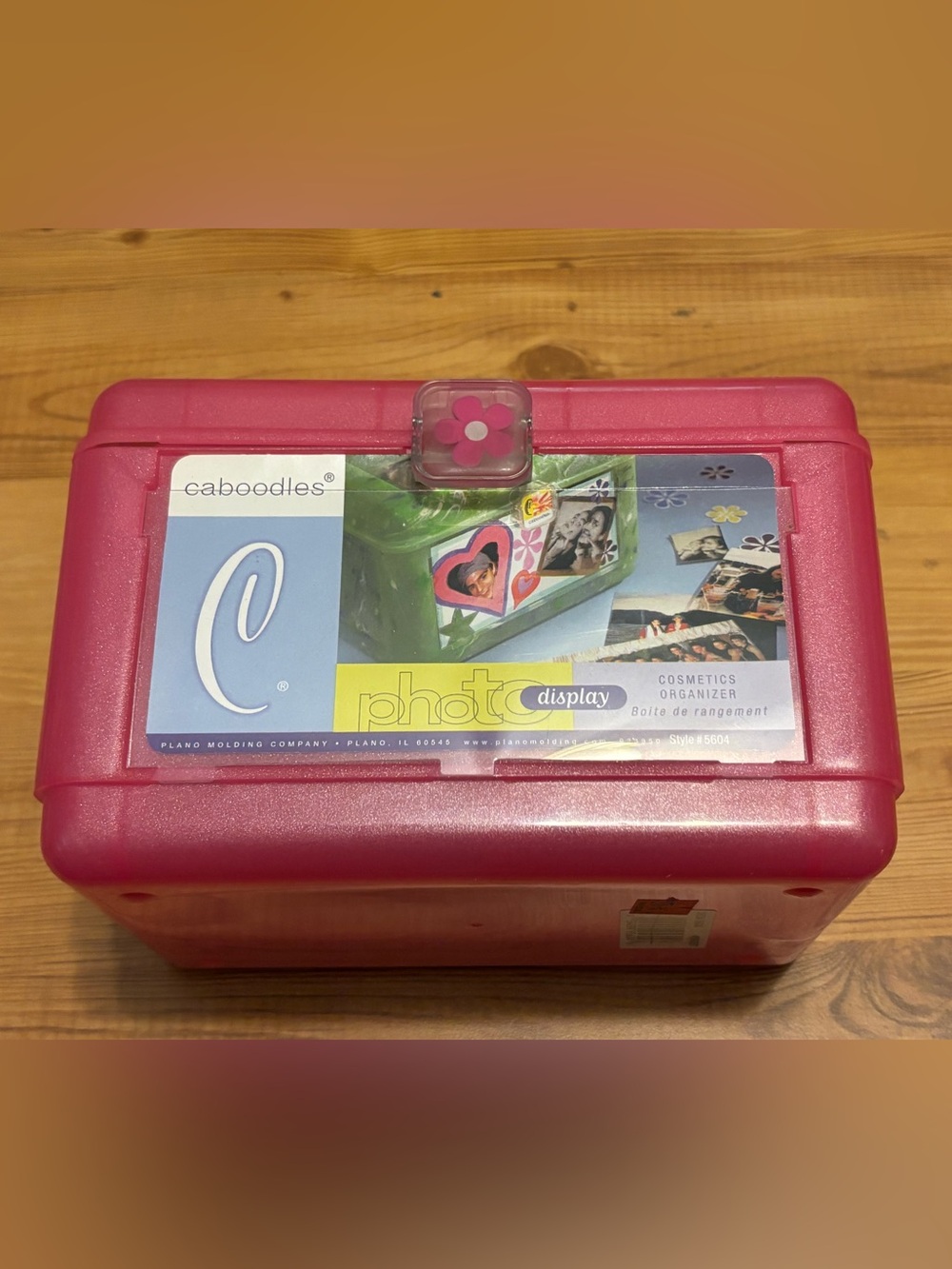 NWT vintage Caboodles #5604 makeup case box sparkly pink Y2K 2000s